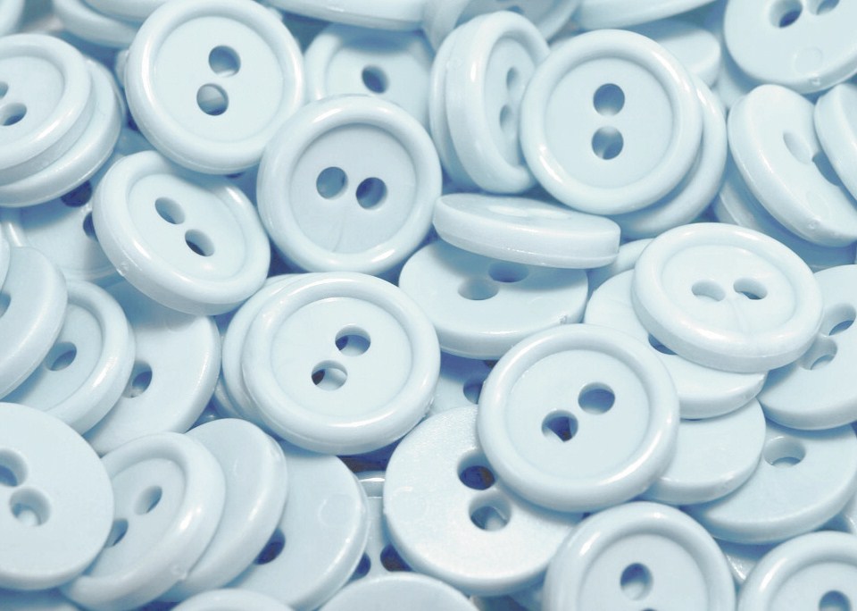 Plastové knoflíčky - 10 kusů.