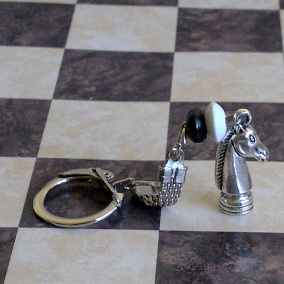 Přívěšek na klíče - Šachy