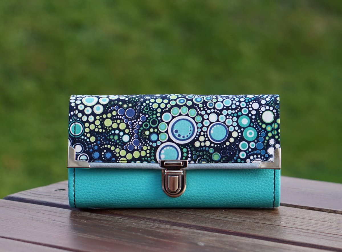 Peněženka bubliny 19x10cm, 12 karet, na fotky