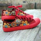 Botky květované vel.38, 40