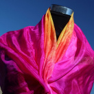 Hedvábný šátek Fuchsiová