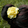 Růže do vlasů