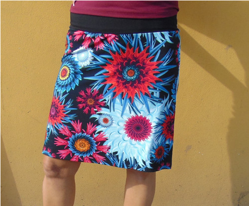 Sukně - astry (viskóza)