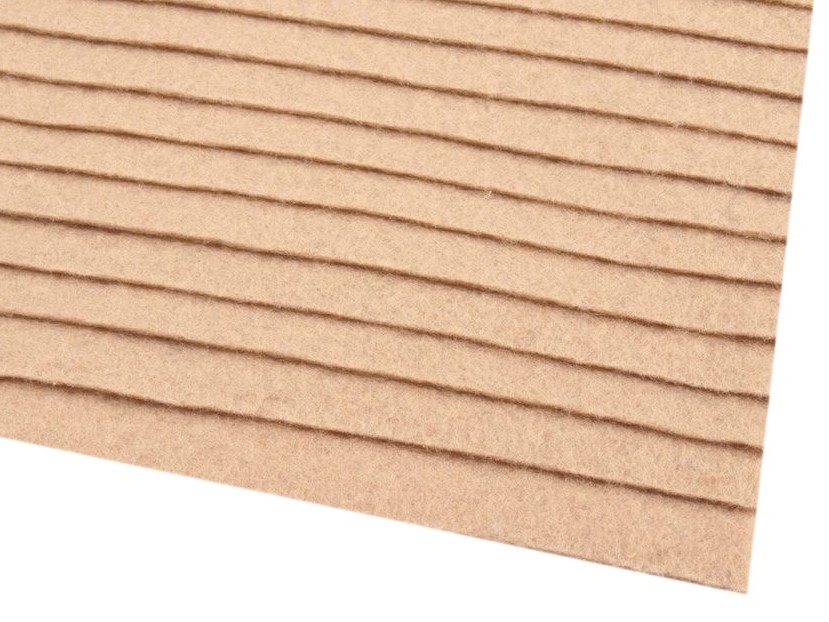 Dekorační filc 20x30cm - hnědá srnčí