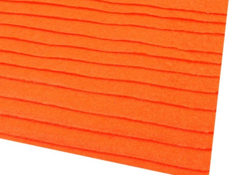 Dekorační filc 20x30cm - reflexní oranžová