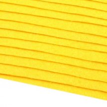 Dekorační filc 20x30cm - žlutá