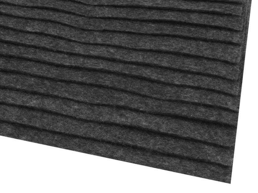 Dekorační filc 20x30cm - tm.šedá