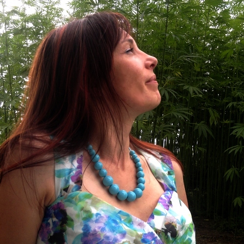 Retro korále modré