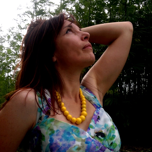 Retro korále žluté