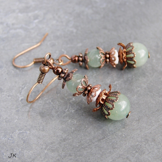 Vintage - Aventurine  s korálem