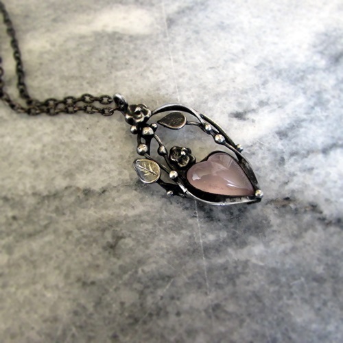 Náhrdelník - pink garden