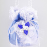Pomparůrka modrá , kabelka pro nevěstu DS1