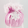 Pomparůrka růžová , kabelka pro nevěstu S3