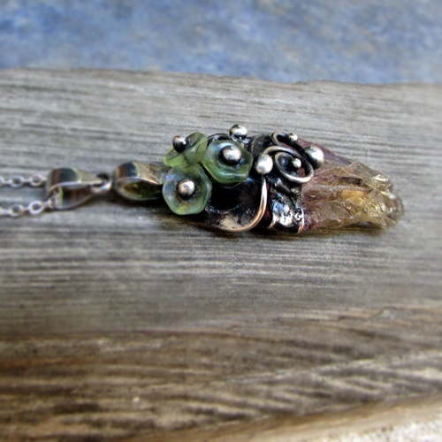 Náhrdelník - amétrine