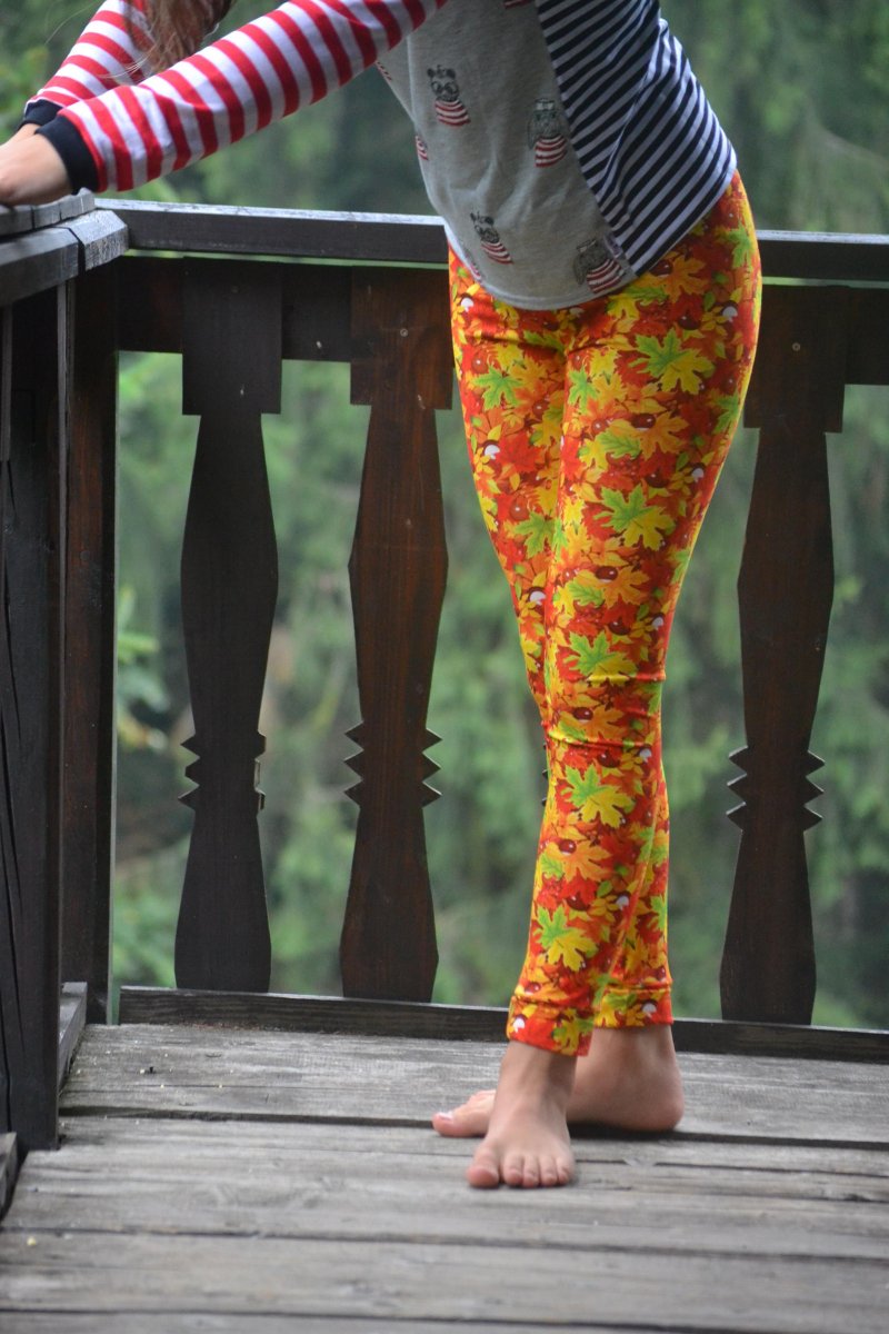 Legínky podzimní....