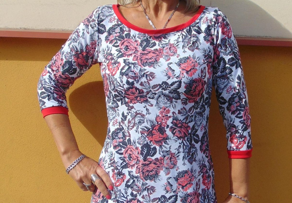 Tričko růže XS - XXXL