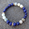 Minerálový náramek lapis lazuli a amazonit