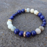 Minerálový náramek lapis lazuli a amazonit