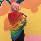 Zachumlat se duhově - háčkovaný pléd