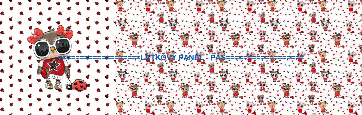 Panel - varianta bavlna,úplet či letní softshell  50x145cm/úplet 157cm, 139cm soft   224-224