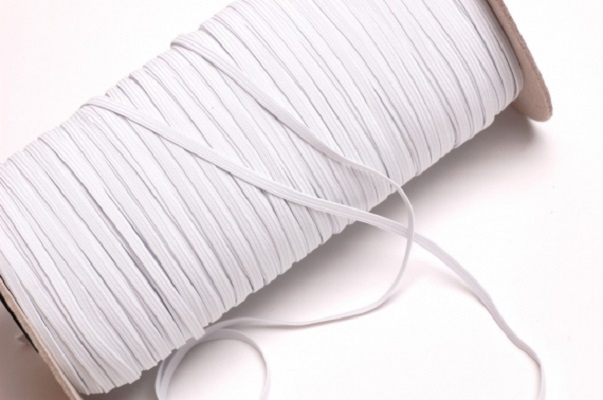 Guma 10mm, barva bílá - délka 1,98m - skladem