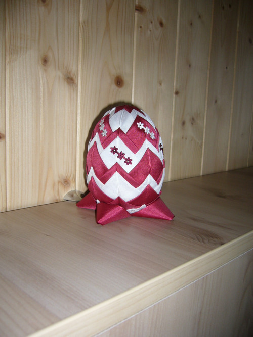 Velikonoční vejce - vínově červené (21_38)