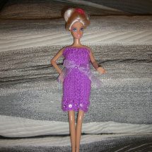 Barbie - šatičky fialové (20_6)