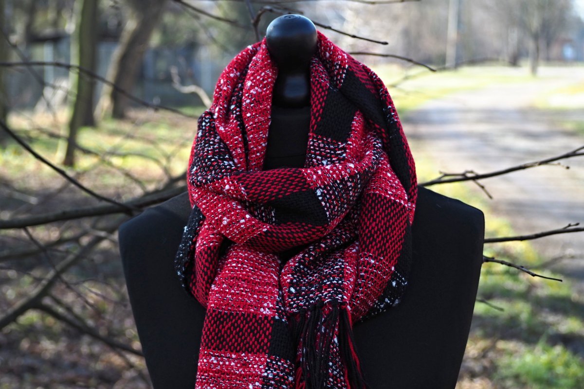 RUČNĚ TKANÁ ŠÁLA - PLÉD - LENKA