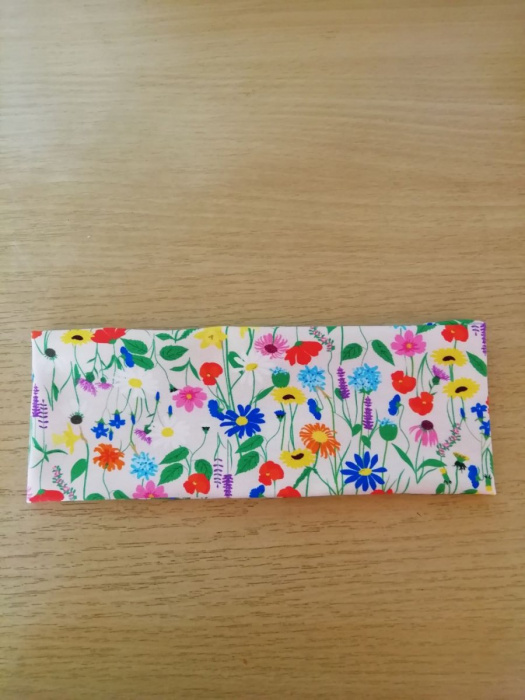 Šitá čelenka - rozkvetlá zahrádka