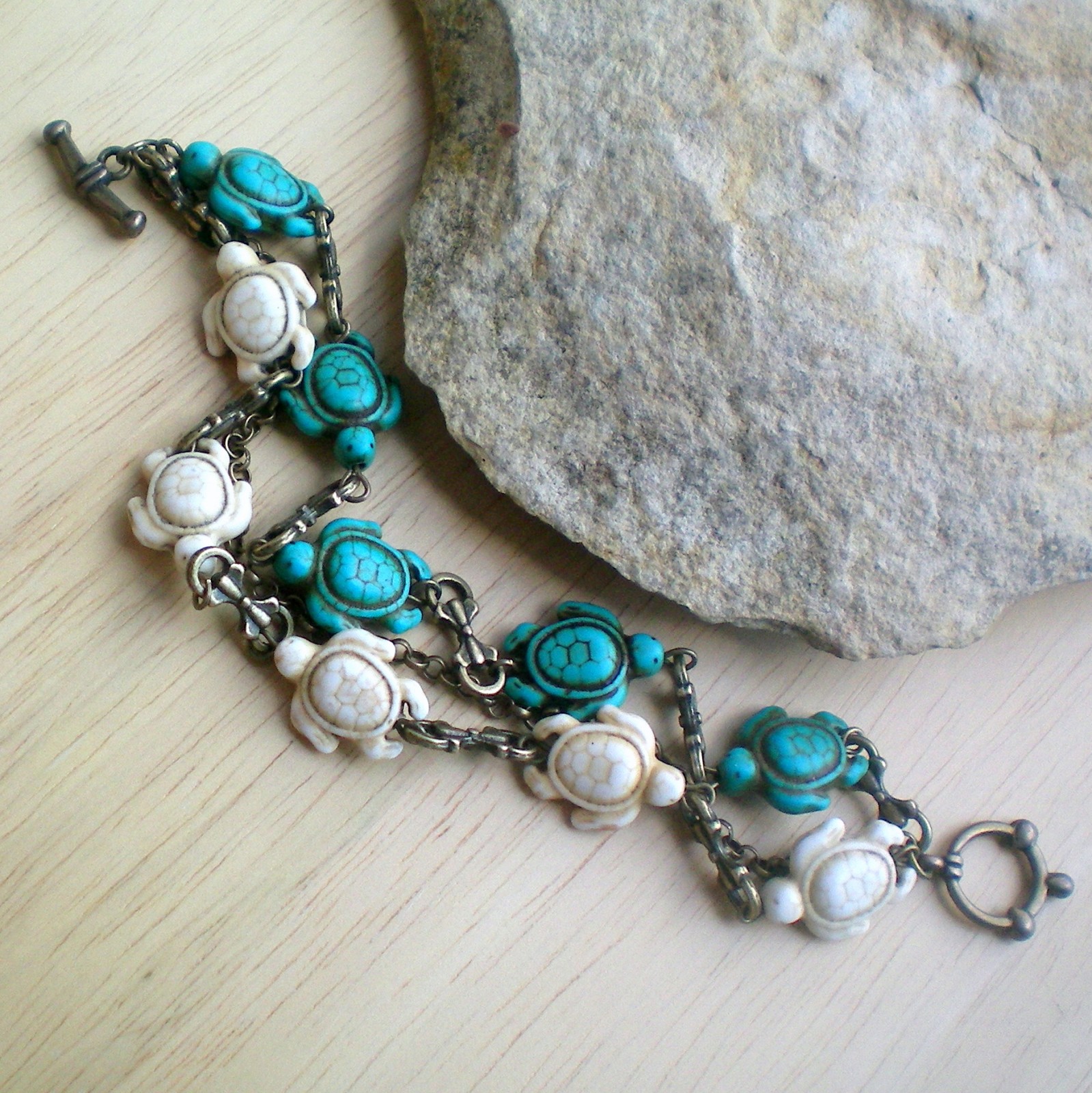 Želvičkový luxusní náramek 