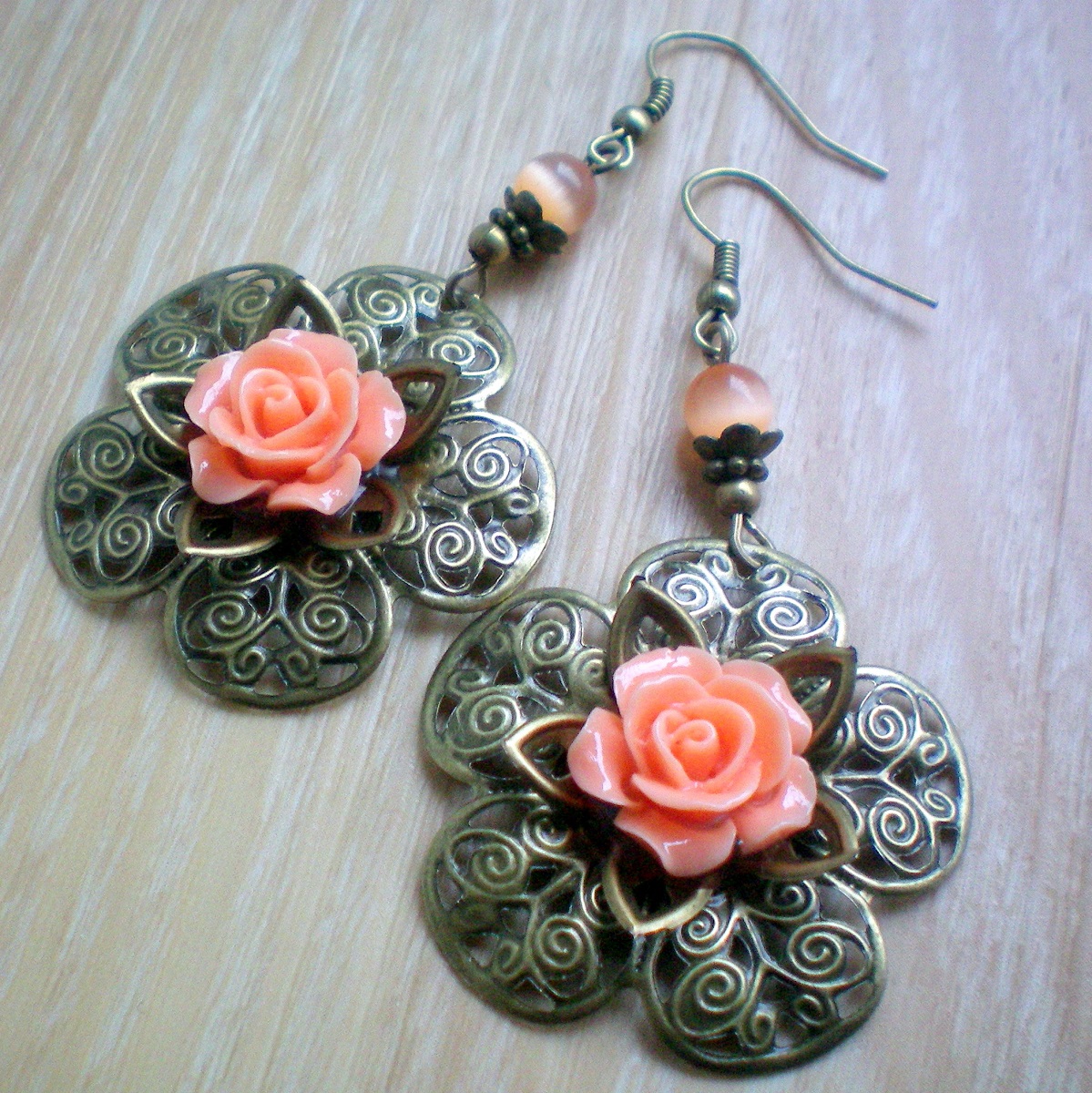 Kvetoucí filigrány - náušnice