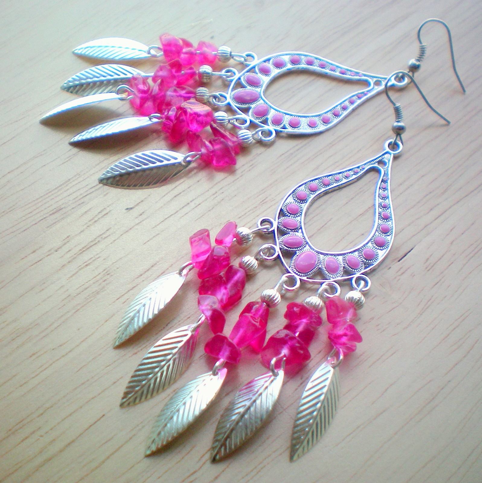 Růžovky - náušnice