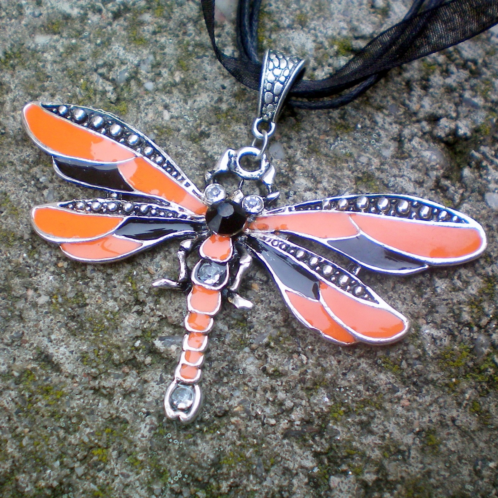 Luxusní vážka - náhrdelník