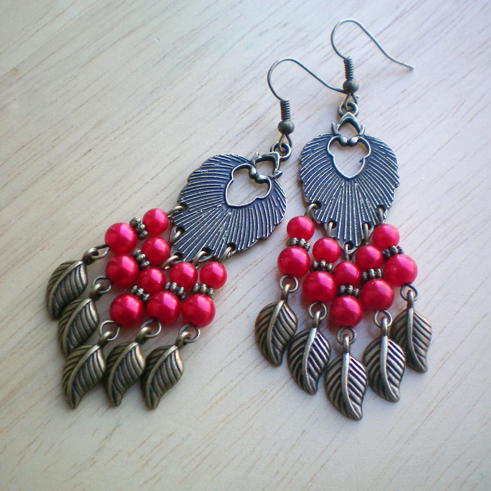 V listí - náušnice