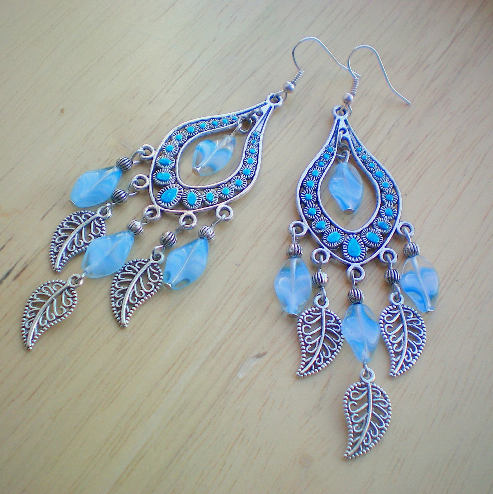 Vodopád - náušnice