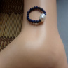 Prstýnek lapis lazuli s perlou