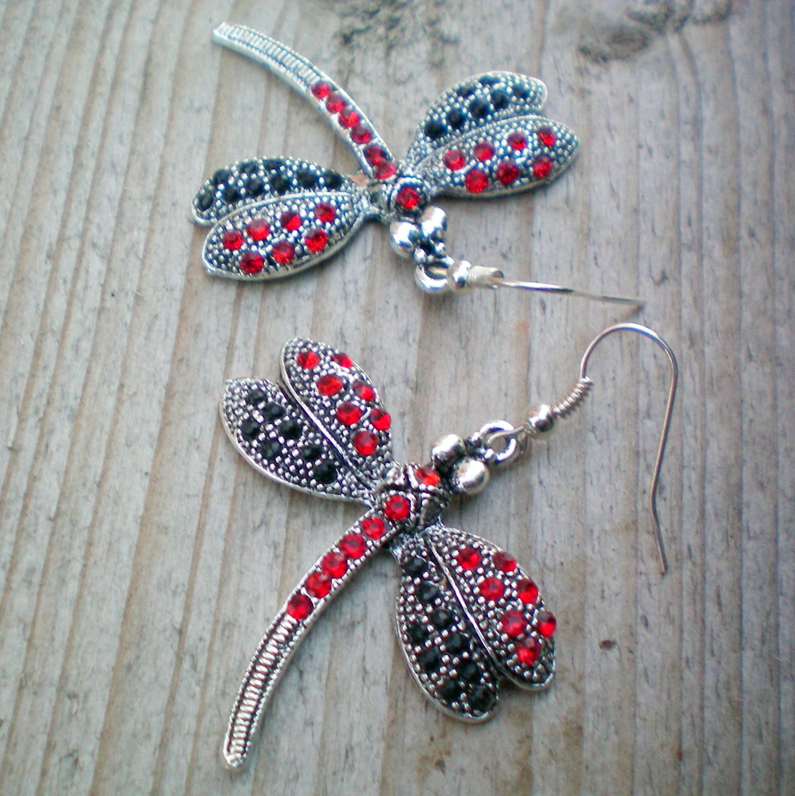 Luxusní vážky -  náušnice