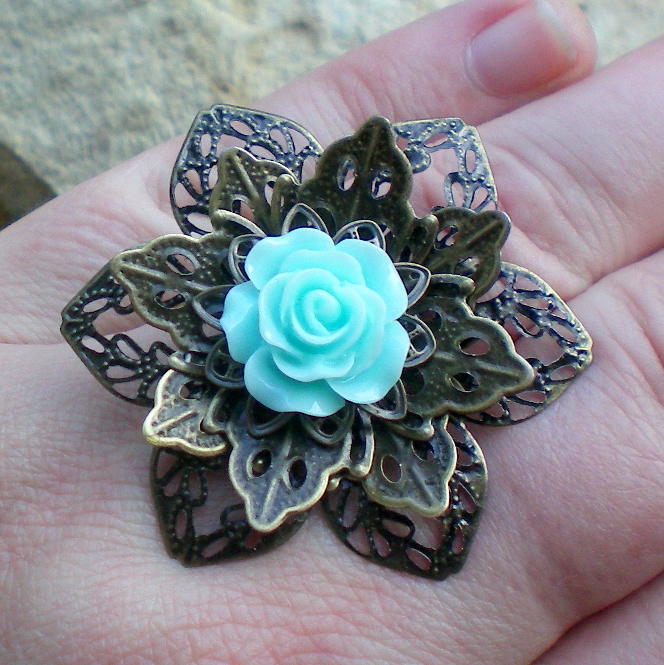 Když rozkvete kov - prsten