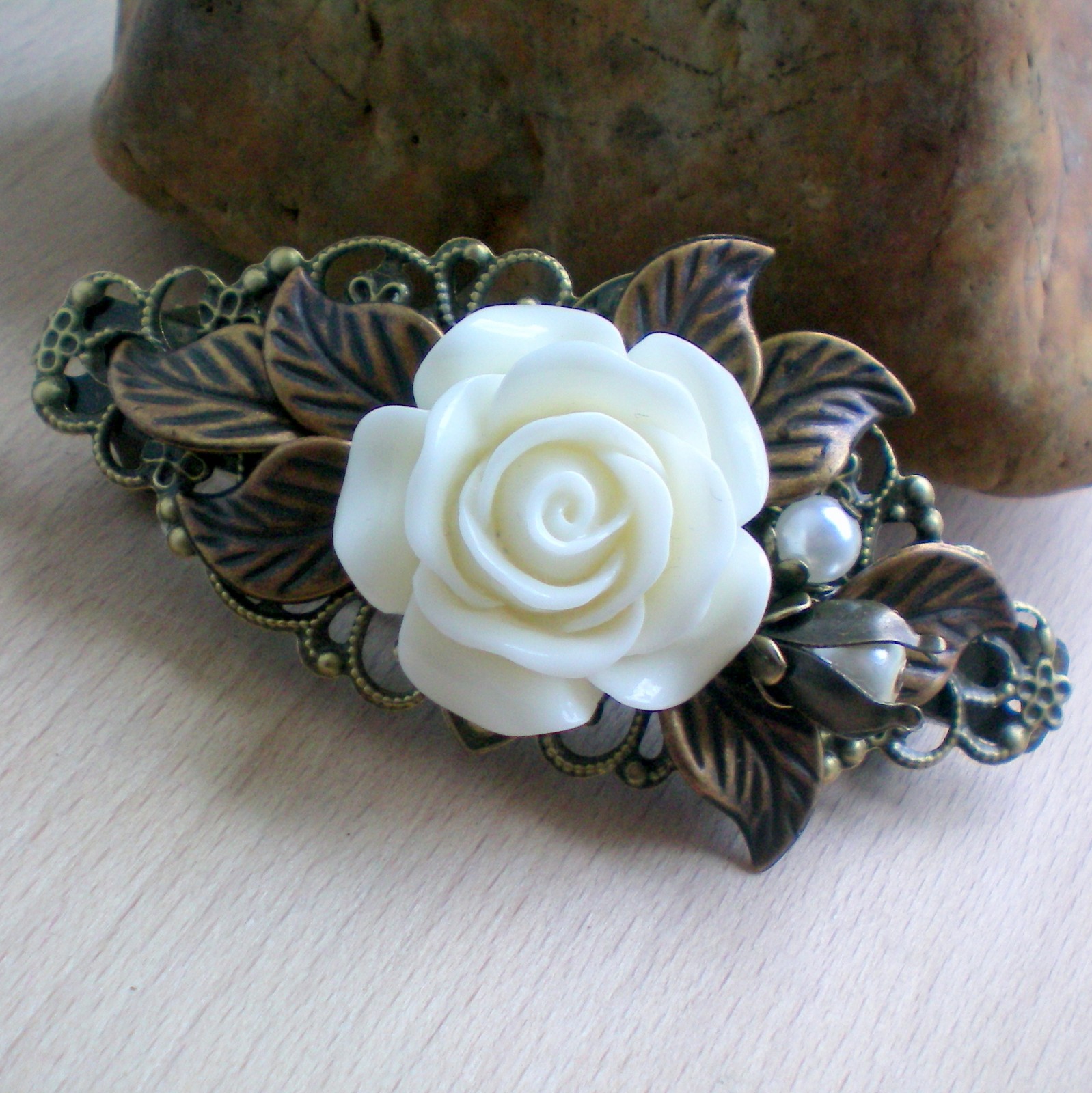 Královna květin - spona do vlasů