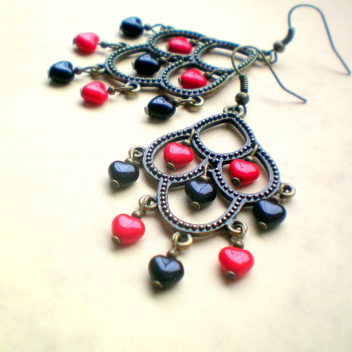 Srdíčkování - náušnice