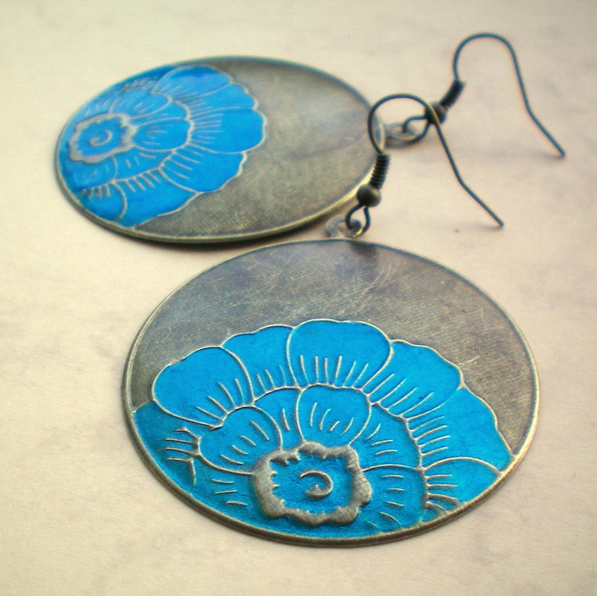 Variace na květinové téma - náušnice