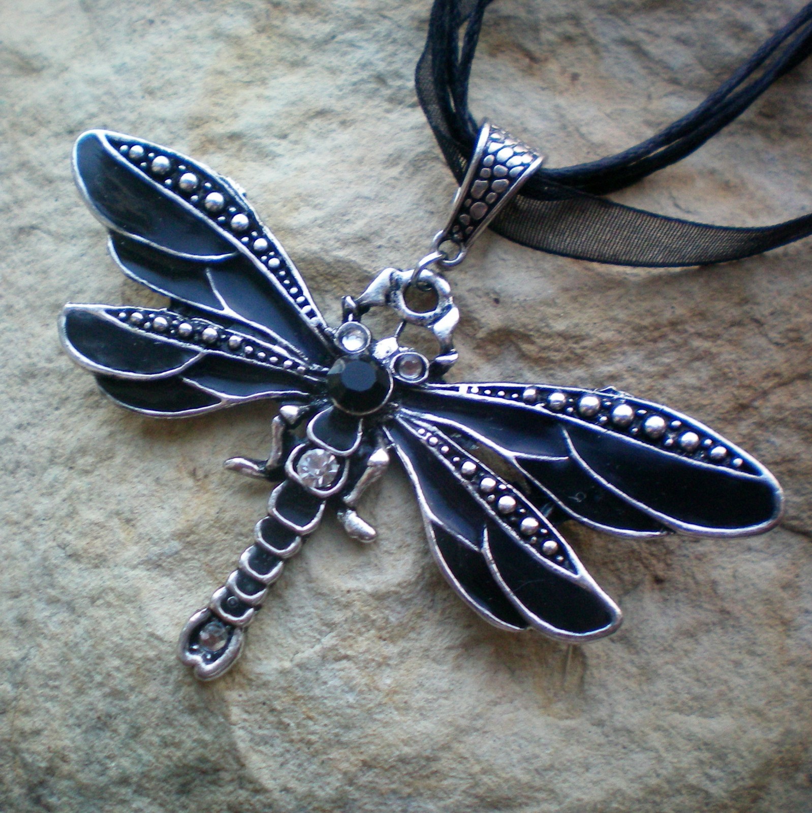 Luxusní vážka - náhrdelník