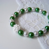 Green-white - náramek