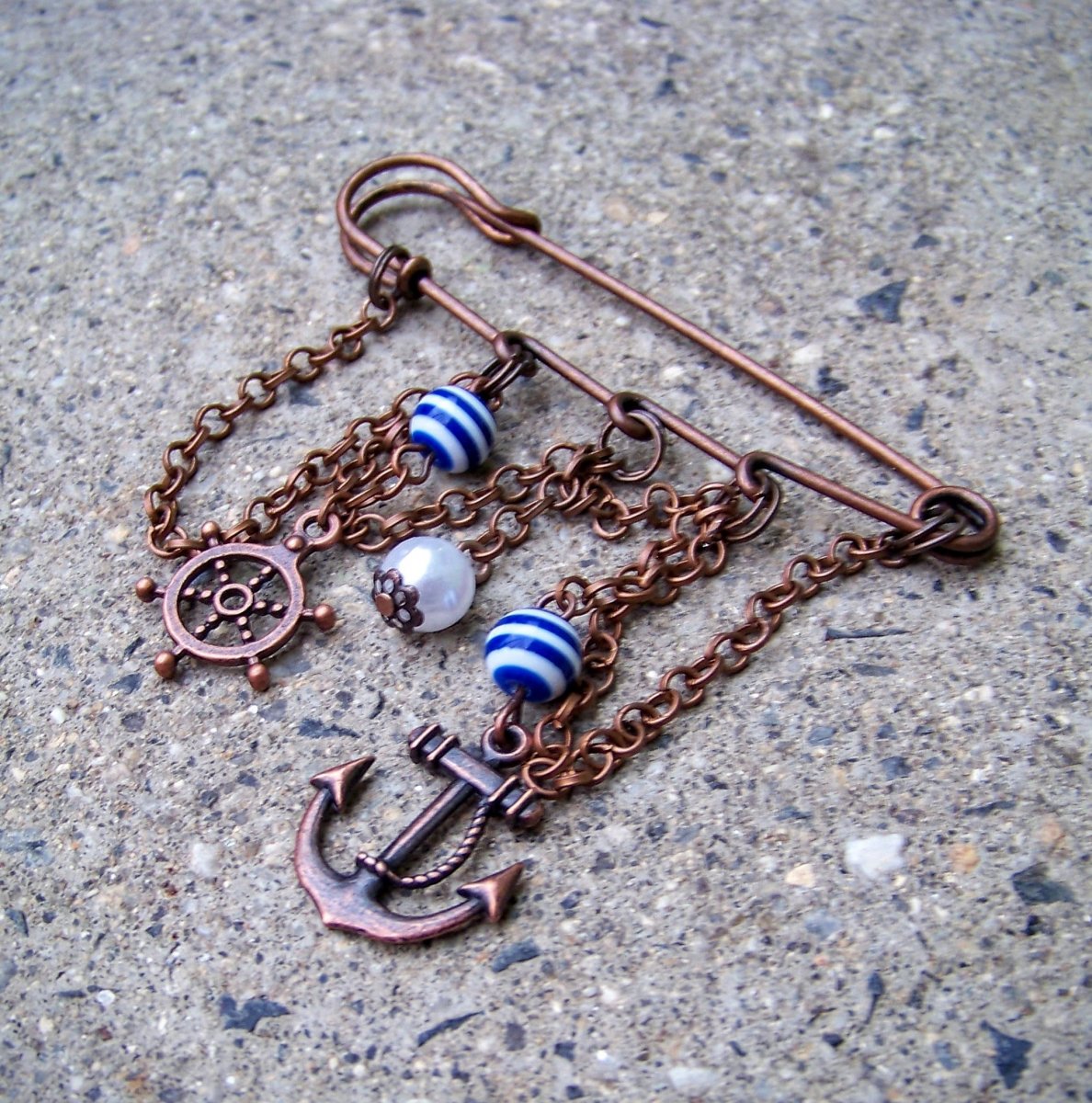 Námořnický špendlík - brož