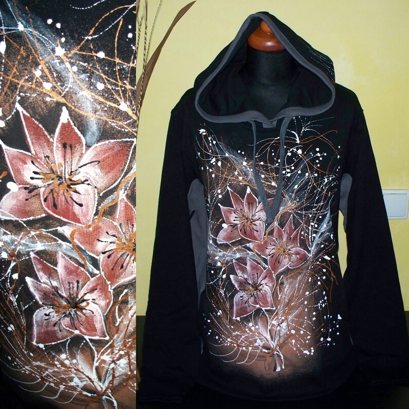 Mikina malovaná-XXL