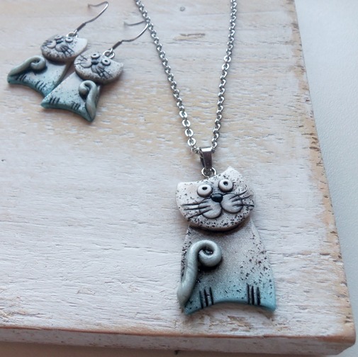 Kočičí přívěsek