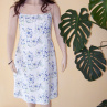 Šaty ,,Blue Flowers Romance"-AKCE