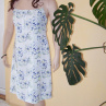 Šaty ,,Blue Flowers Romance"-AKCE