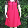 Šaty ,,Red&Black Romance"-AKCE