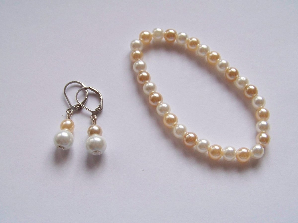 Elegantní sada - náušnice a náramek